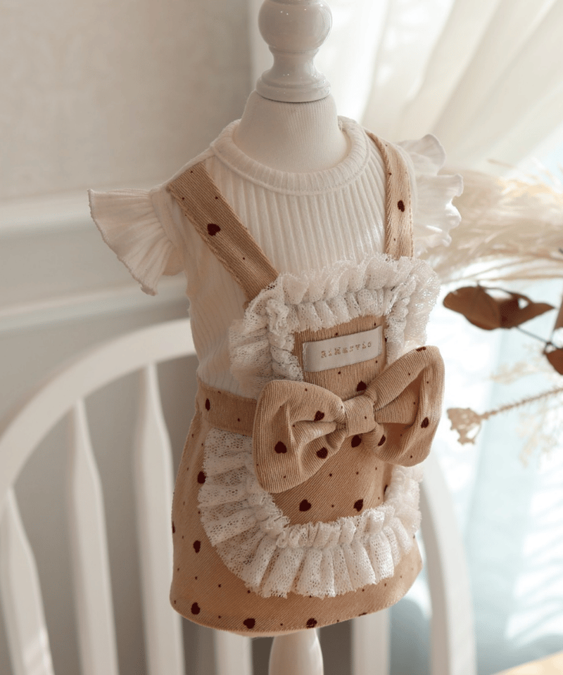 即納】 ハートホイップワンピ 《ストロベリーショートケーキ