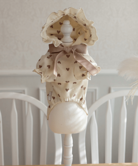 【即納】再入荷♪　フリルフーディパーカー　《永遠のパピーちゃん♡》original　OR001