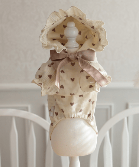 【即納】再入荷♪　フリルフーディパーカー　《永遠のパピーちゃん♡》original　OR001