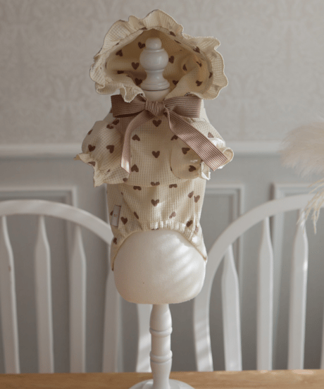 【即納】再入荷♪　フリルフーディパーカー　《永遠のパピーちゃん♡》original　OR001