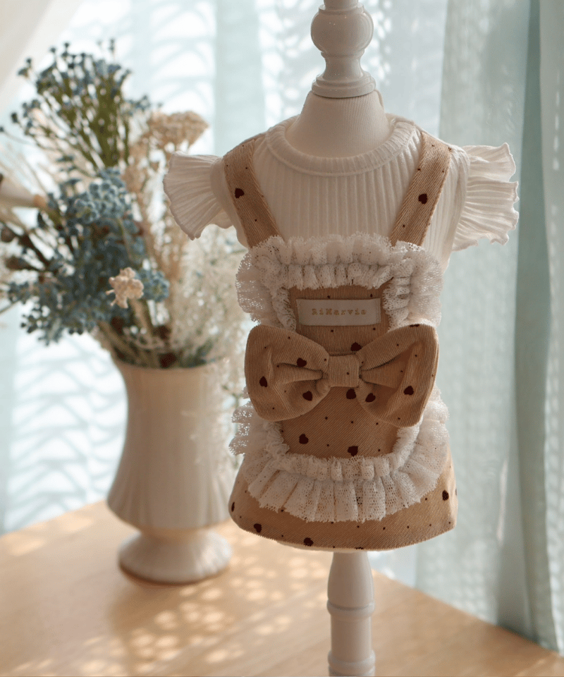 即納】 ハートホイップワンピ 《ストロベリーショートケーキ