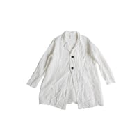開衿リネンコート