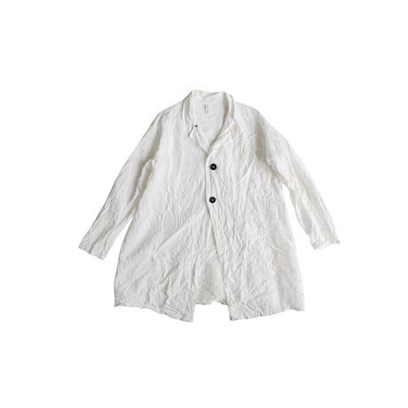 開衿リネンコート