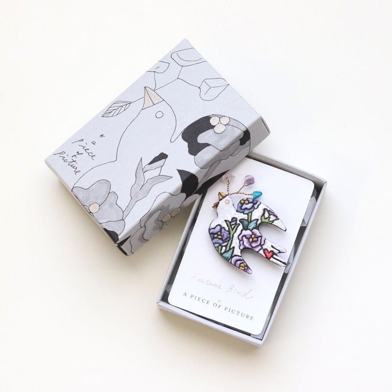 Y様オーダー品 「Fortune bird」ブローチ | A PIECE OF PICTURE