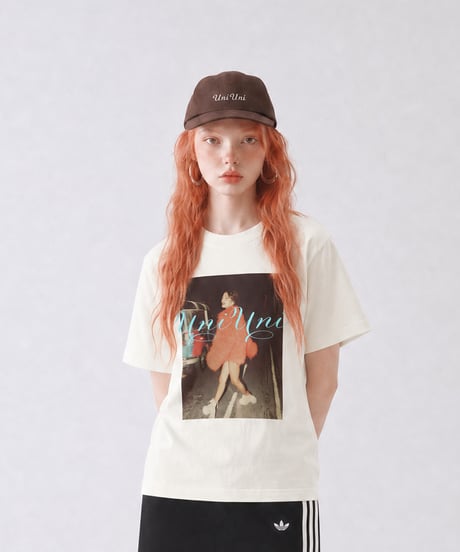 ユニユニスタッフ・ビンテージTシャツ（ホワイト / グレー / パープル）