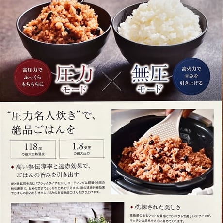 Premium New 圧力名人Cuckoo（CRP-ST0605F）マットホワイト