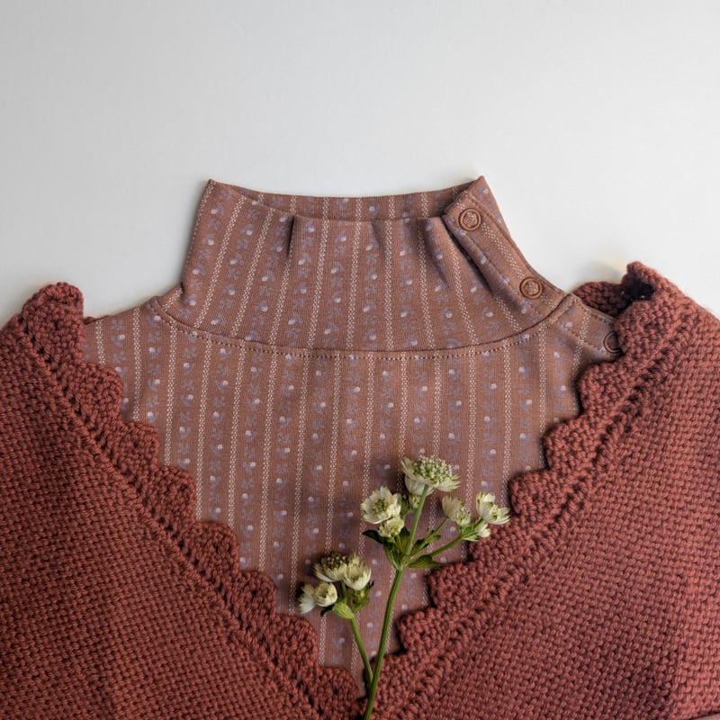 iver&isla / pima snap turtleneck - wallpaper la