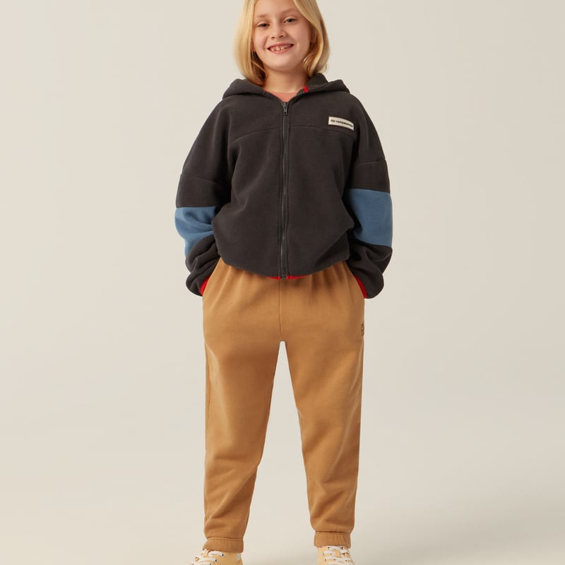 the campamento / COLOR BLOCK POLAR ZIPPED SWEAT