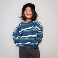 main story / Bubble Sweatshirt - Vintage Indigo