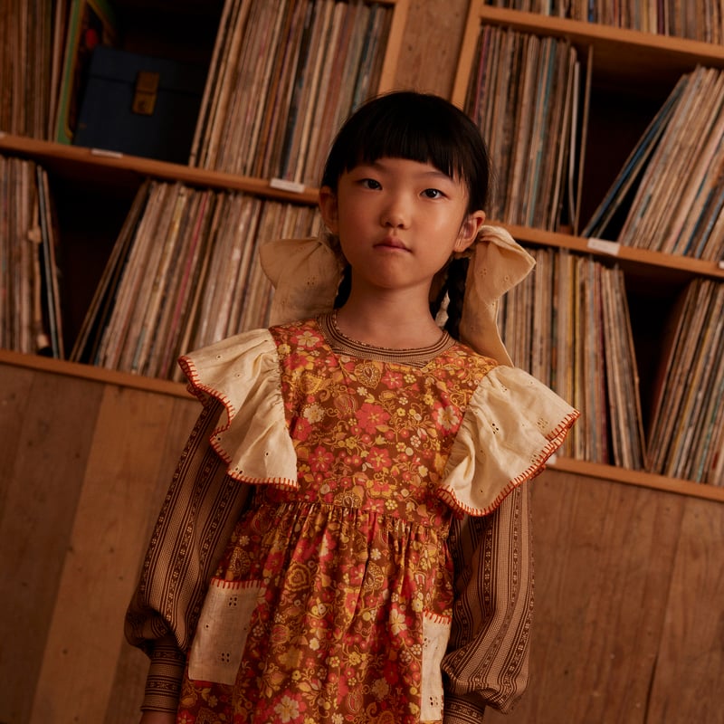 ワンピース Apolina Gerdy Pinafore 1-2y URSINA-FRILL-PINAFORE---AUTUMN