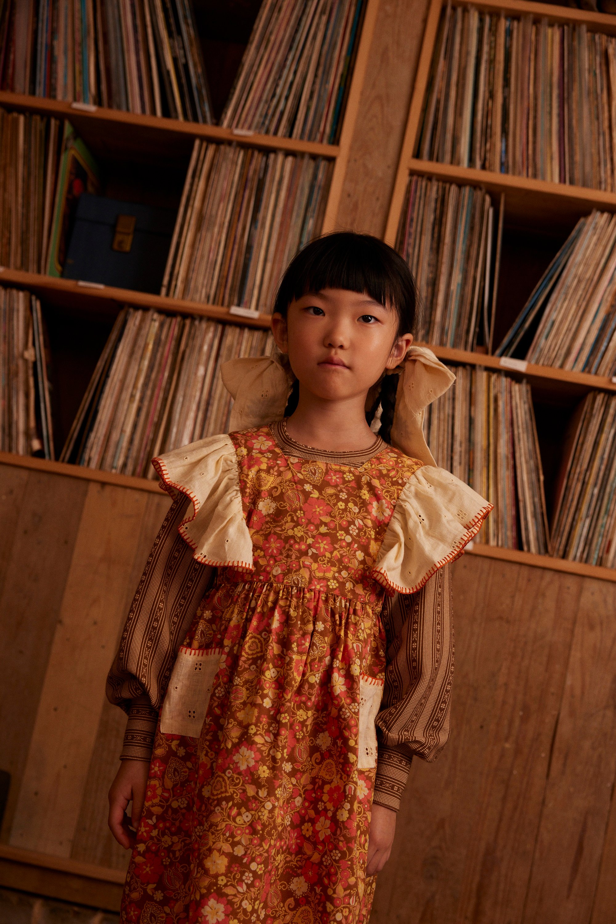 ☆ Apolina / Ursina Frill Pinafore - Autumn Harv
