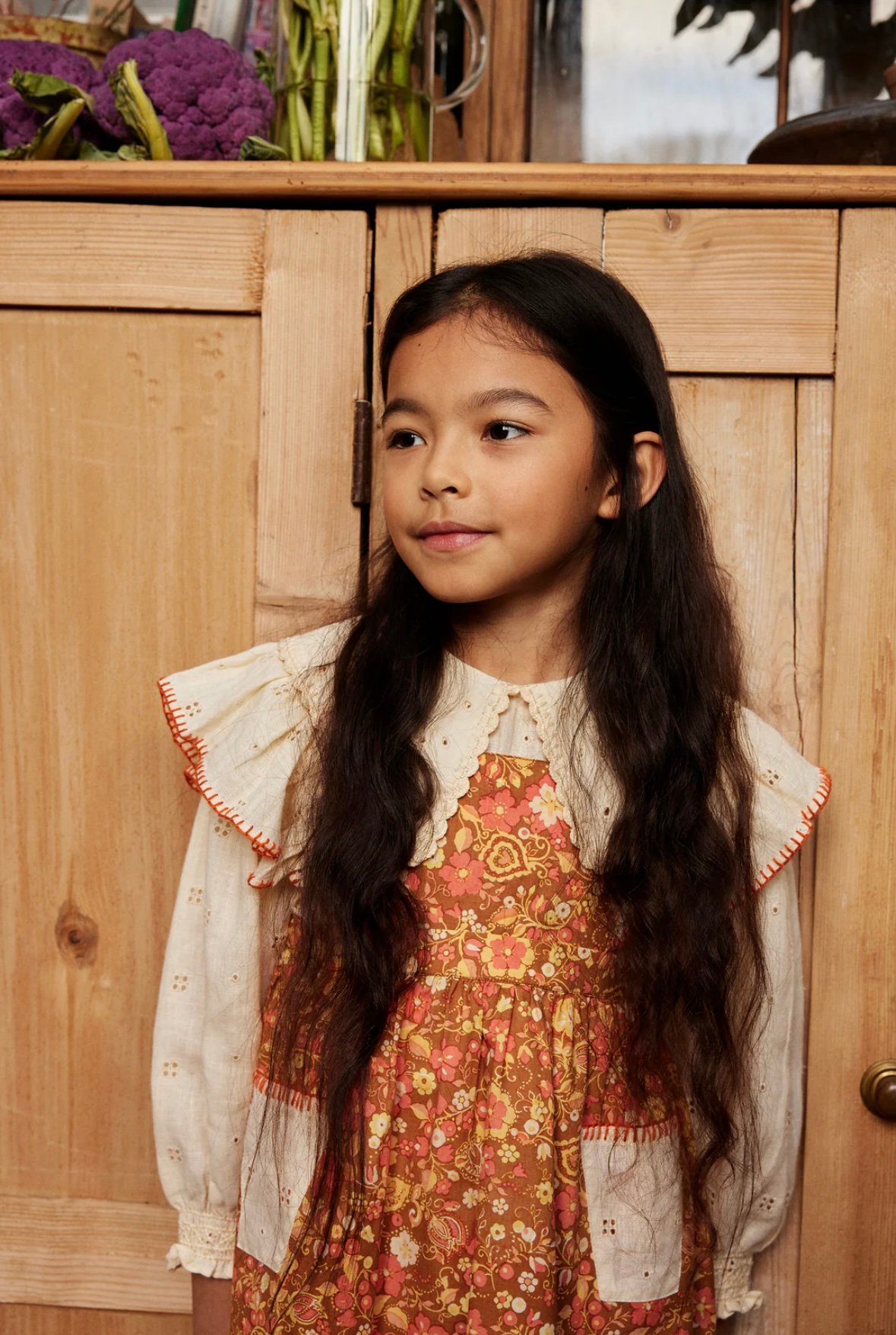 ☆ Apolina / Ursina Frill Pinafore - Autumn Harv