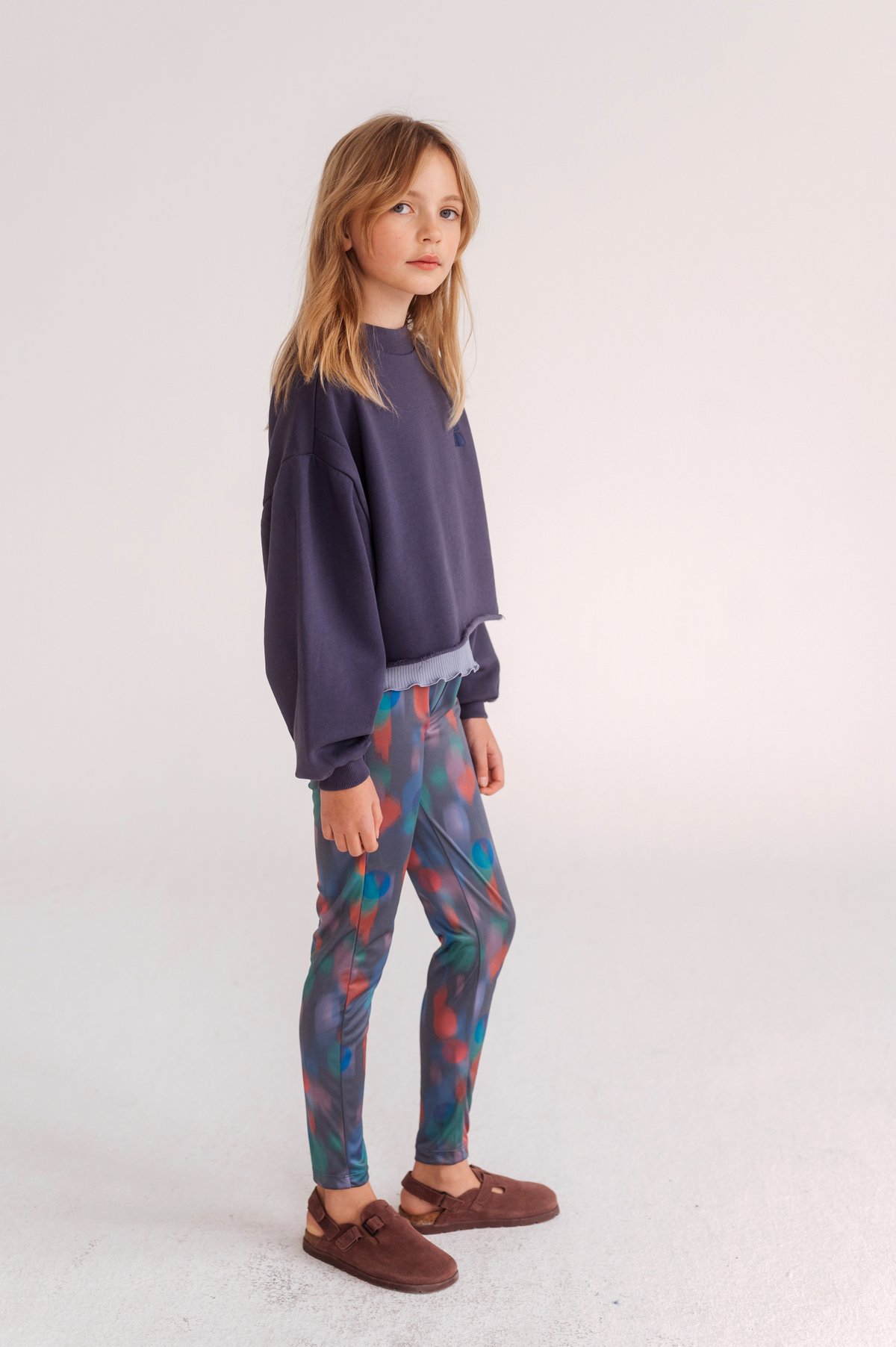 新品未使用　INSCRIRE Asymmetry Sweat パープル asymmetry design sweat / pink （アシンメトリーデザイン