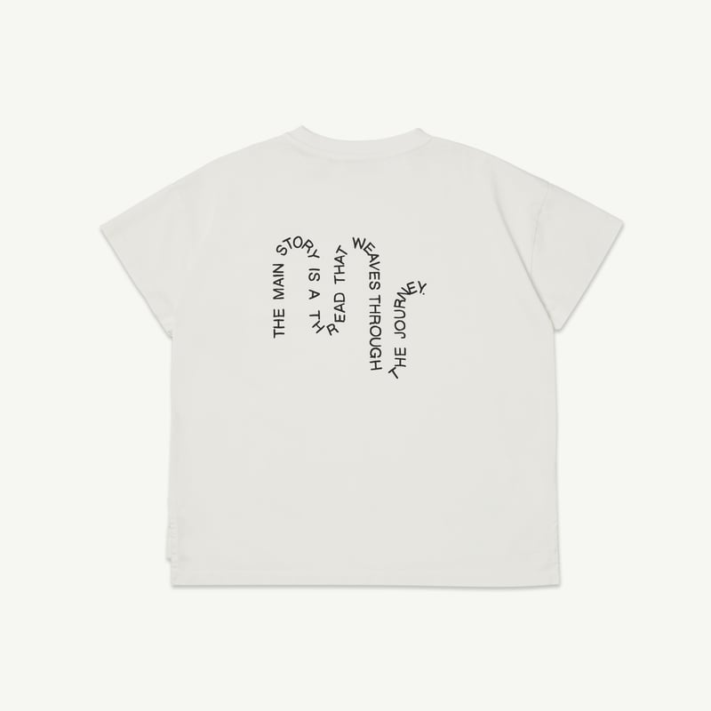 トップス main story 10Y main story / Oversized Tee - Blanc 10y | calme