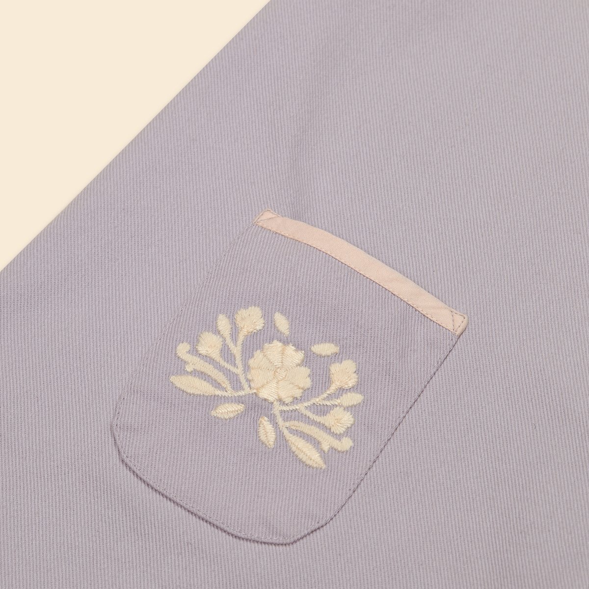 Apolina / Vada Apron Playsuit - Lilac-grey | ca