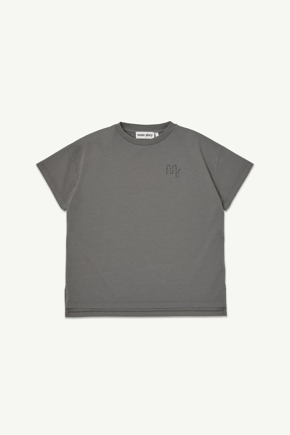 main story / Oversized Tee - Plum Kitten (2y-14