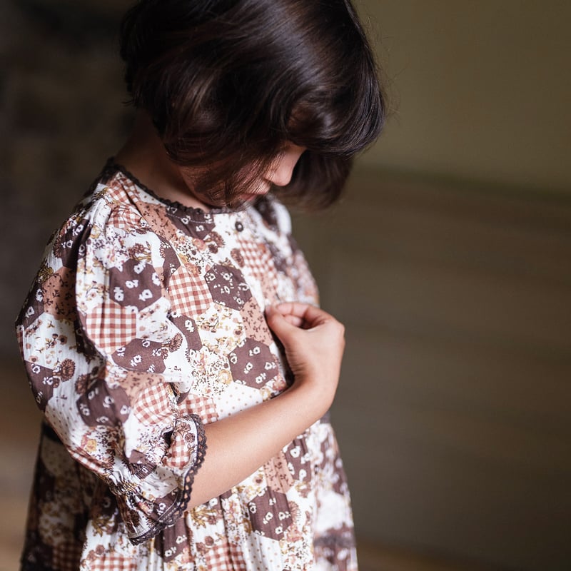 Little cotton clothes / Esme Dress Patchwork Pr