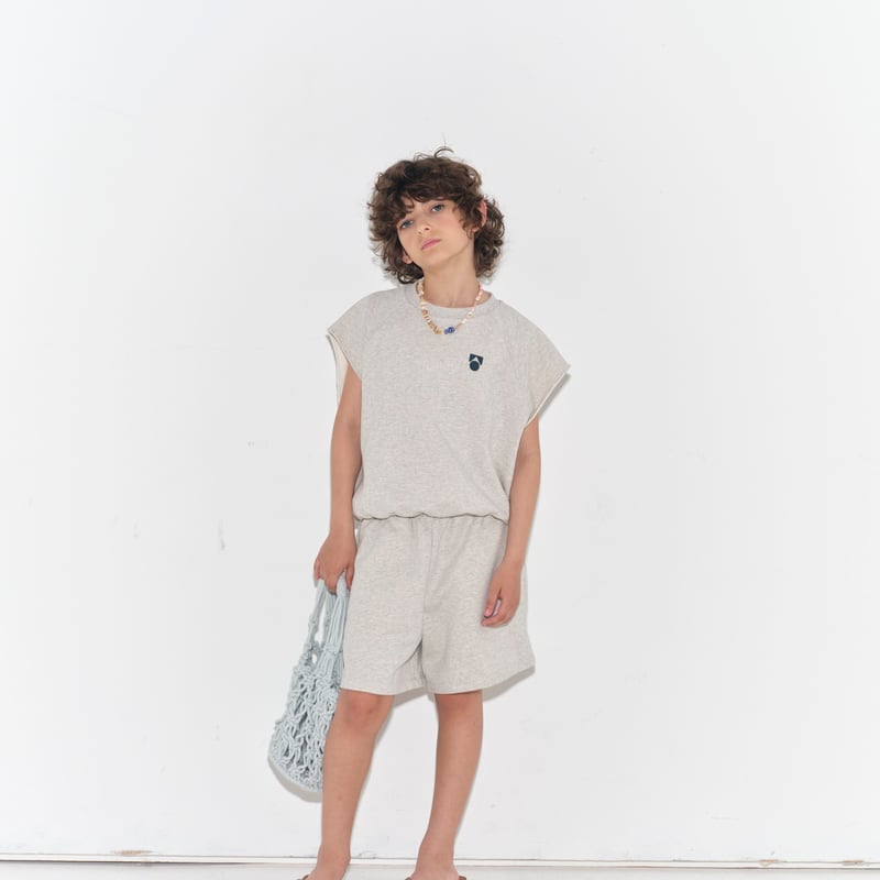 main story / Tank - Ecru Melange 10y | calme cl