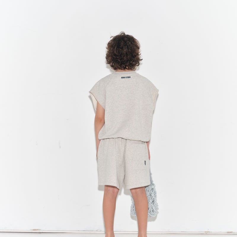 main story / Tank - Ecru Melange 10y | calme cl
