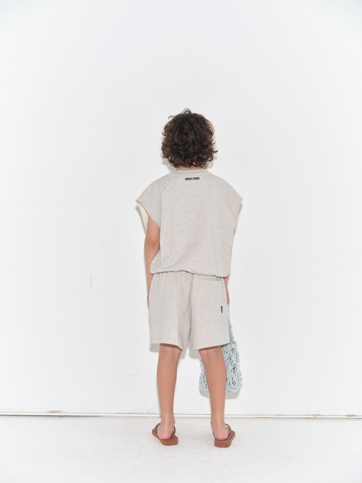 トップス main story 10Y main story / Tank - Ecru Melange 10y | calme cl