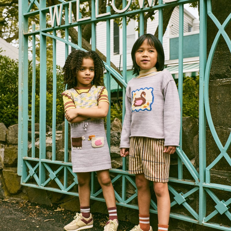 ス*子様 Misha & Puff コラージュリガーTシャツ　2Y 26SS Misha & Puff （2y）リンガーCAT TEE - メルカリ