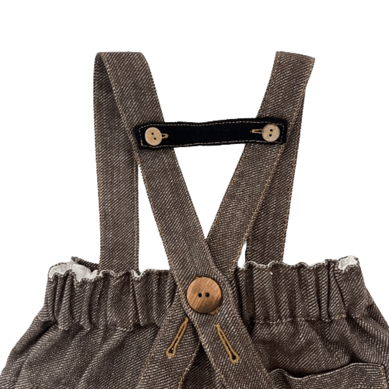 hello lupo サス付きデニム HELLO LUPO - Brooks Trousers - Blue Denim | UANDEL