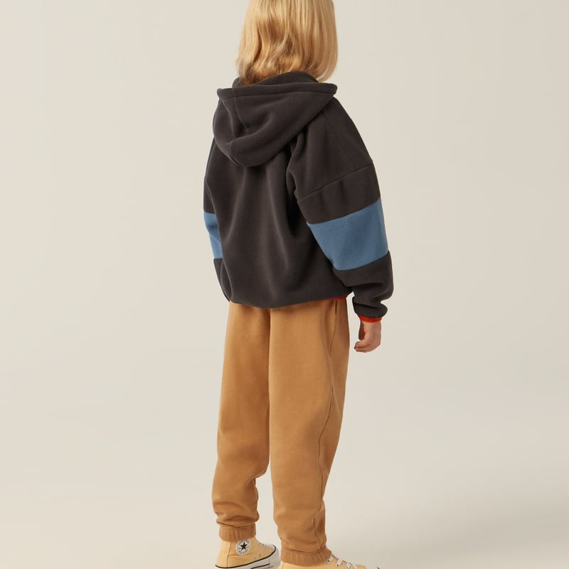 the campamento / COLOR BLOCK POLAR ZIPPED SWEAT