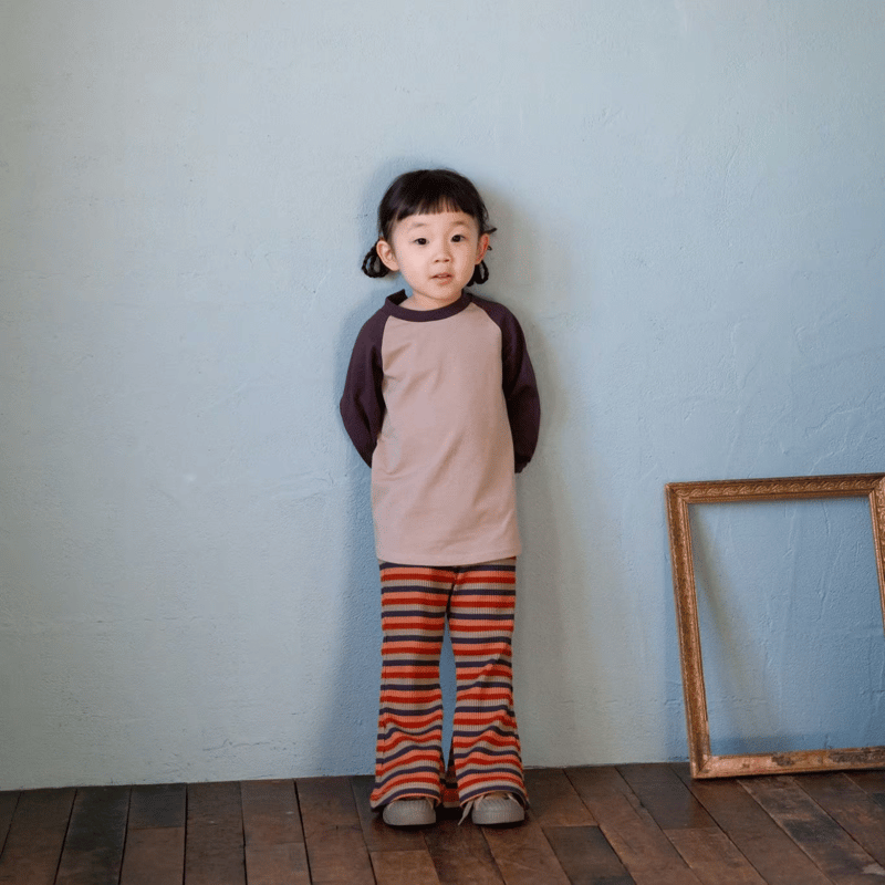 その他 &pal 80 &pal / retro border lib pants 2col | calme closet