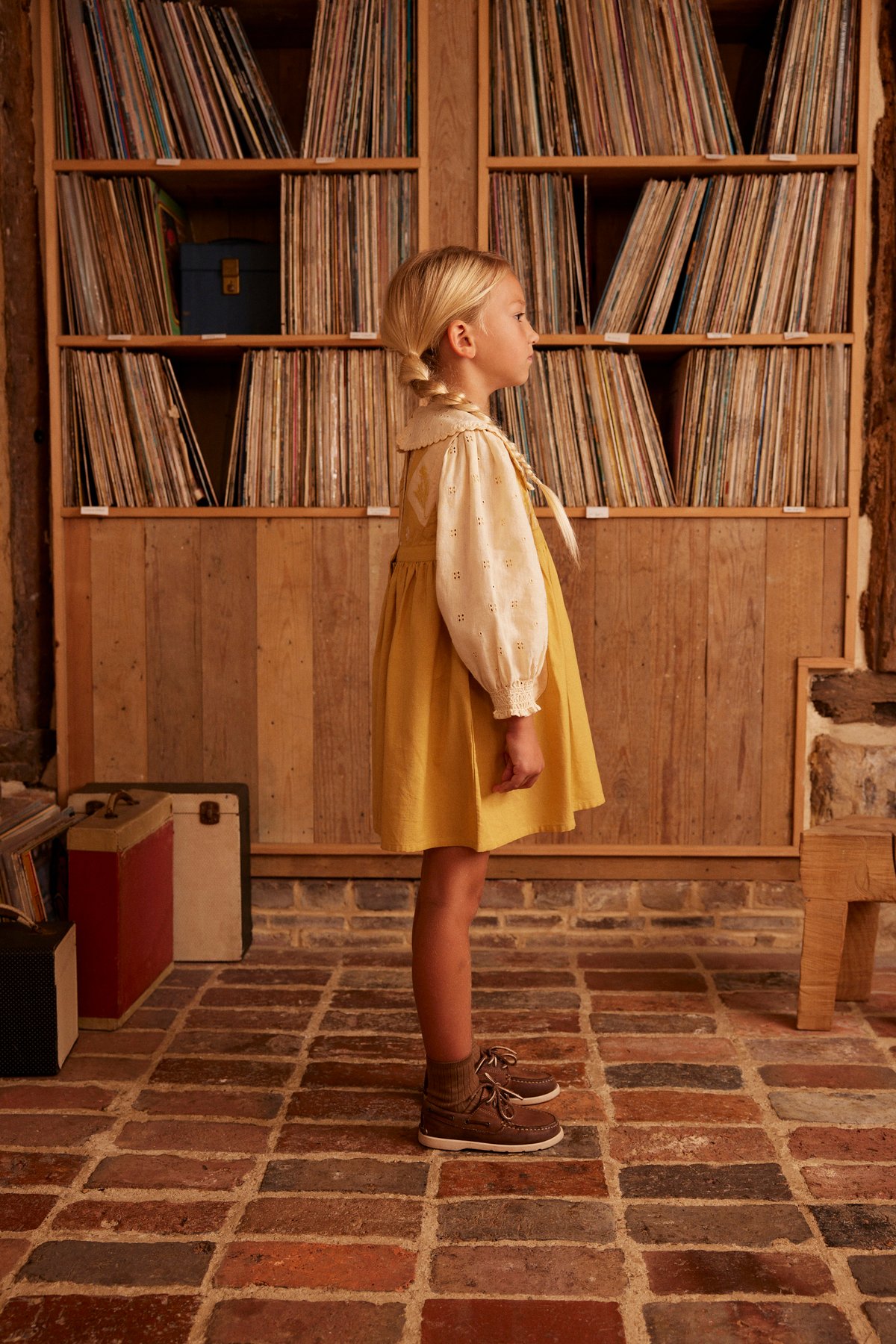 全サイズ SOLD OUT】】 Apolina / Bibi Panelled Pinafo