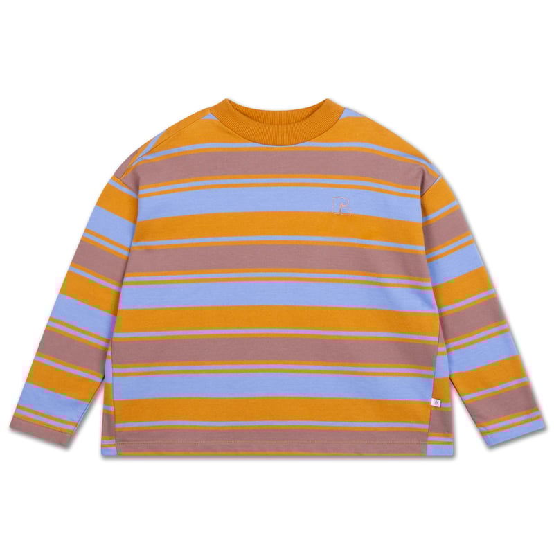 REPOSE AMS / oversized boxy sweater - multi blu