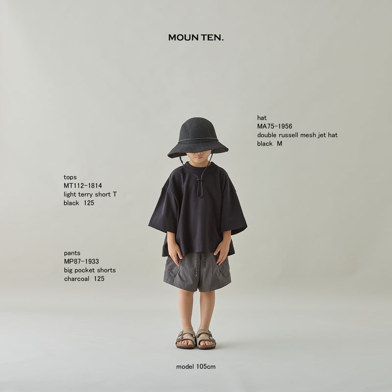 MOUN TEN. / big pocket shorts [MP87-1933] charc