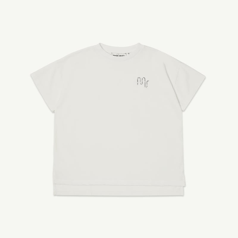 main story / Oversized Tee - Blanc (2y-14y) | c