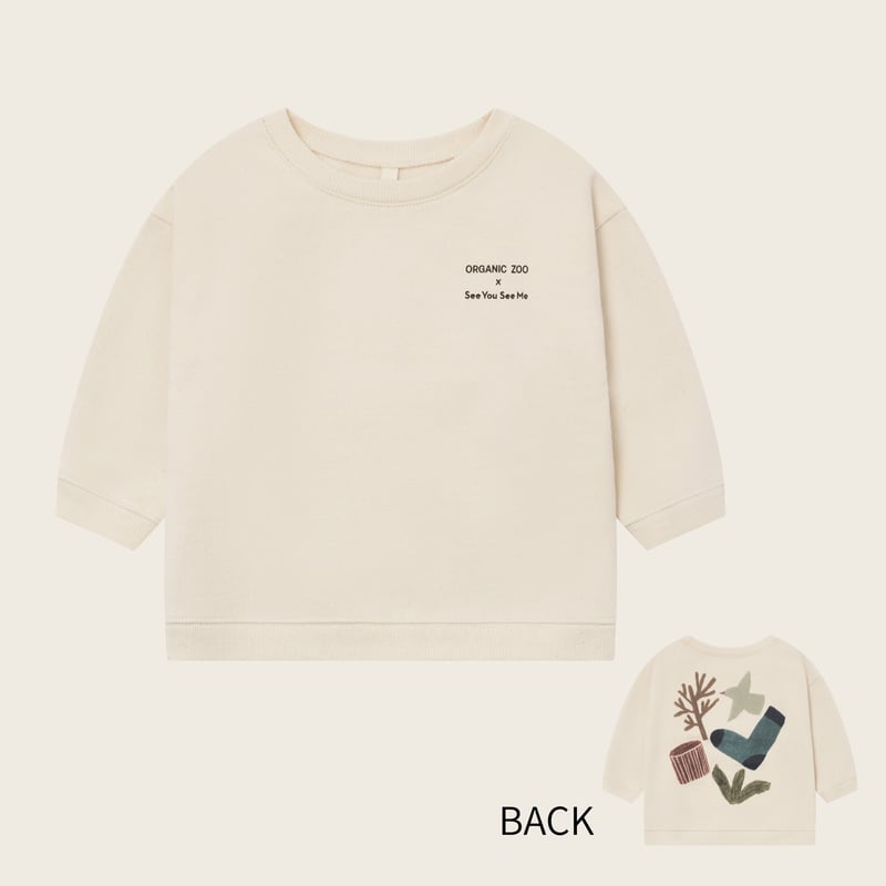 organic zoo / Forest Song Sweatshirt Undyed 4-5