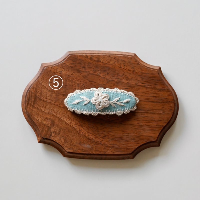 再入荷】 angela bon / Embroidered Hair pin 10種類 |