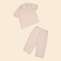 ☆ Apolina / Donny Print Trouser Set - Rosepanel Cream