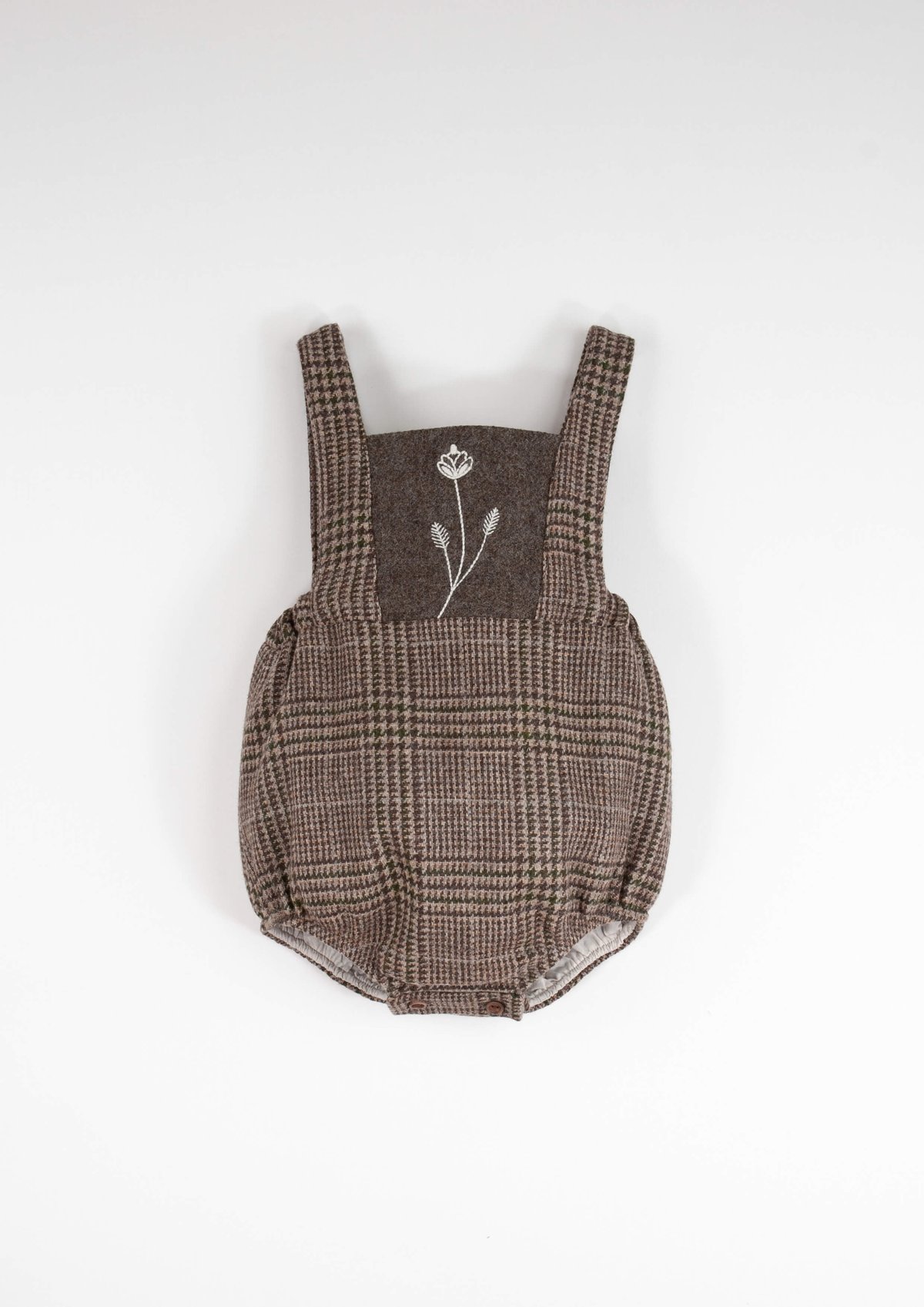 ロンパース・カバーオール popelin Woollen crossover romper suit ロンパース・カバーオール popelin Woollen crossover romper