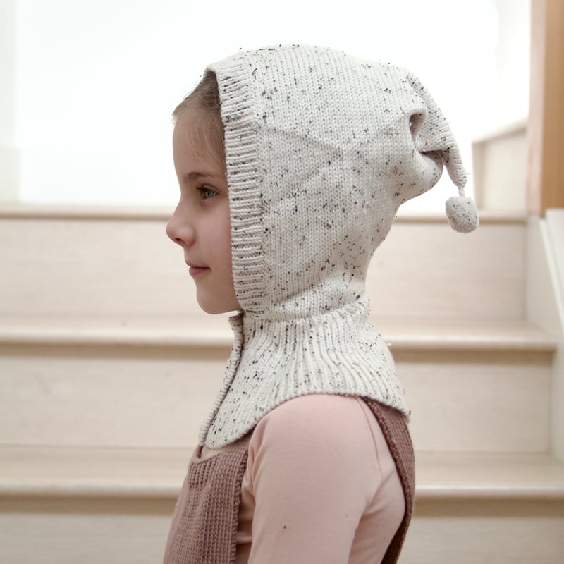 iver&isla / balaclava - snowdrop tweed | calme