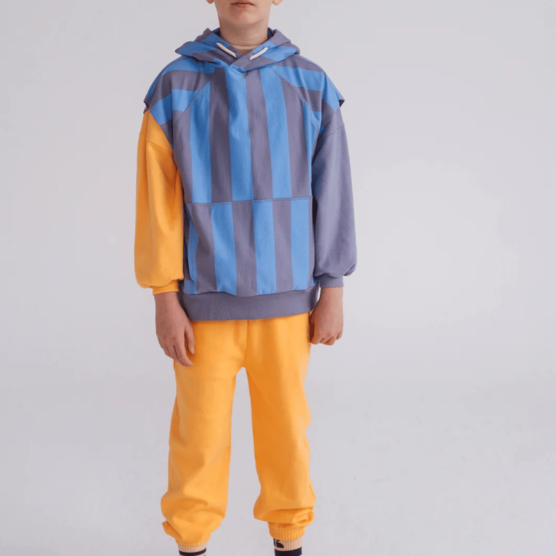 REPOSE AMS / sleeveles hoodie - blue bonnet sil