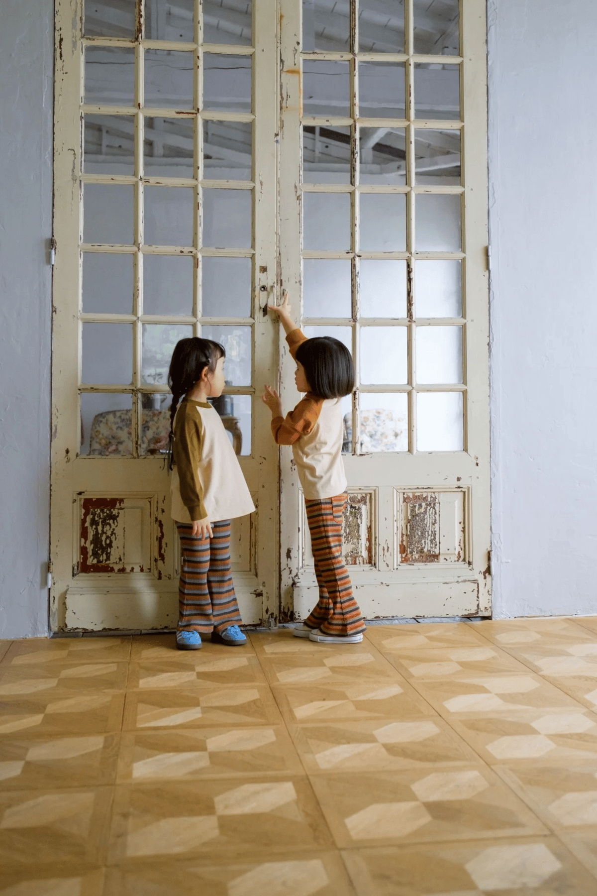 その他 &pal 80 &pal / retro border lib pants 2col | calme closet