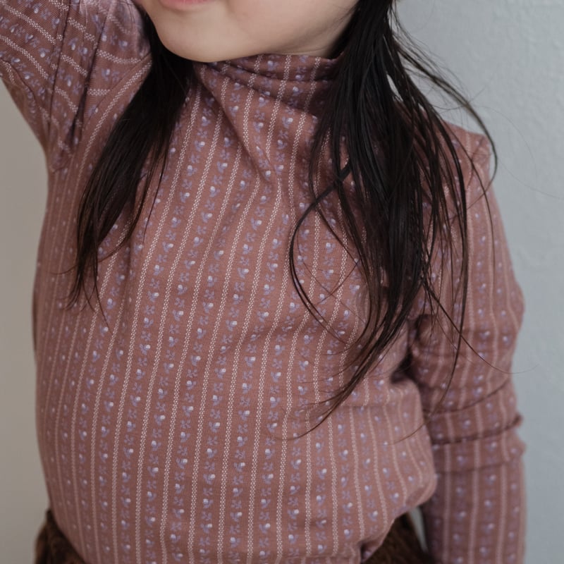 iver&isla / pima snap turtleneck - wallpaper la