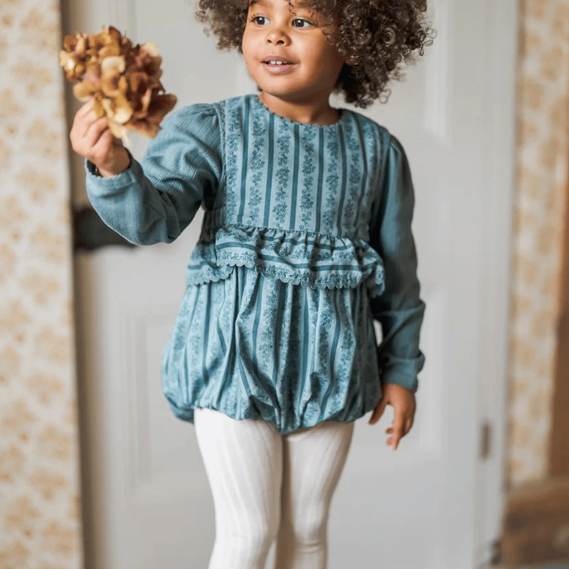 littlecottonclothes 花柄ロンパース18-24m