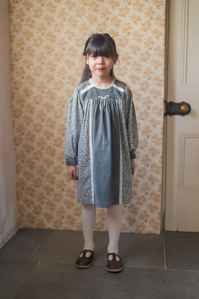 Little cotton clothes / Nessa Dress - Rye Flora