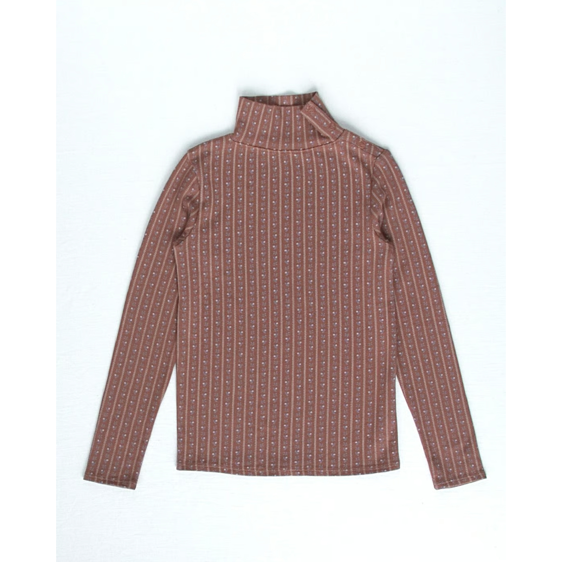 iver&isla / pima snap turtleneck - wallpaper la
