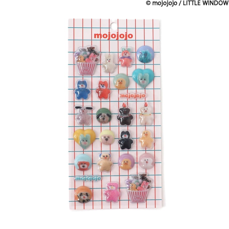 mojojojo ぷっくりクリアシール | calme closet