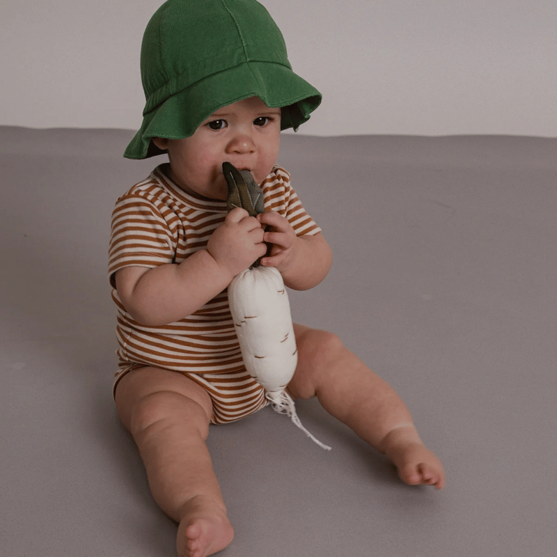 organic zoo / Copper Stripes Short Sleeve Bodys
