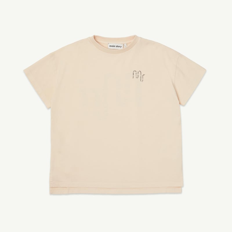 main story Tシャツ 2y main story / Oversized Tee - Pink Tint (2y-14y)