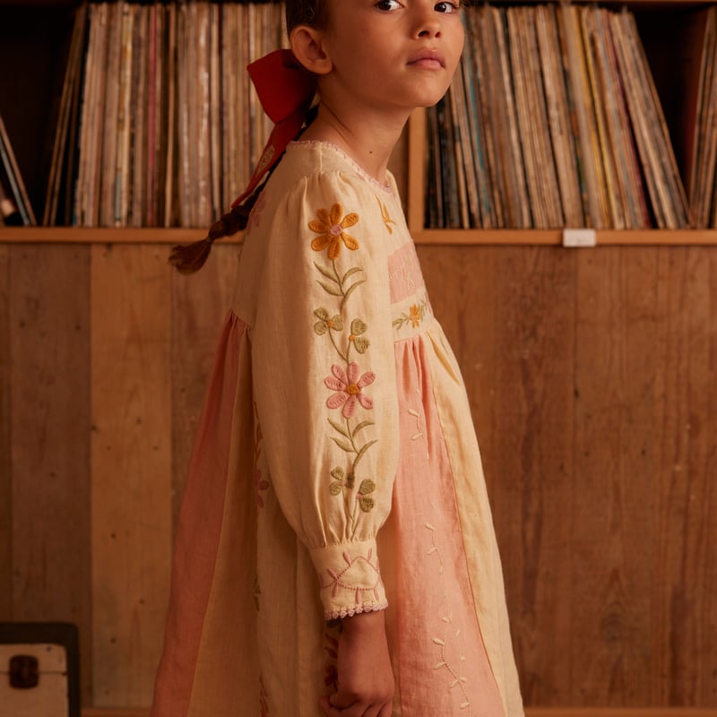 Apolina アポリナ　チュニックドレス　パッチワーク Apolina アポリナ チュニックドレス パッチワーク