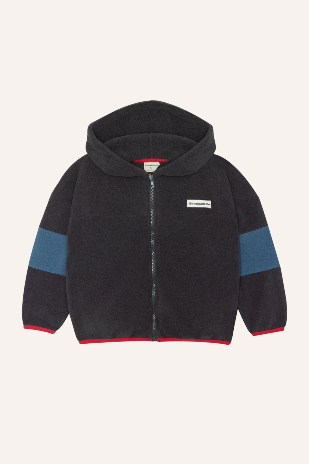 the campamento / COLOR BLOCK POLAR ZIPPED SWEAT