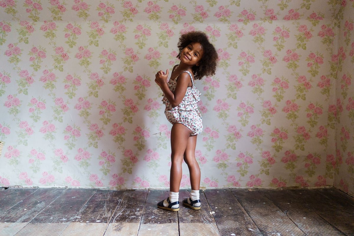 Little cotton clothes / Clarissa Romper - Sunda