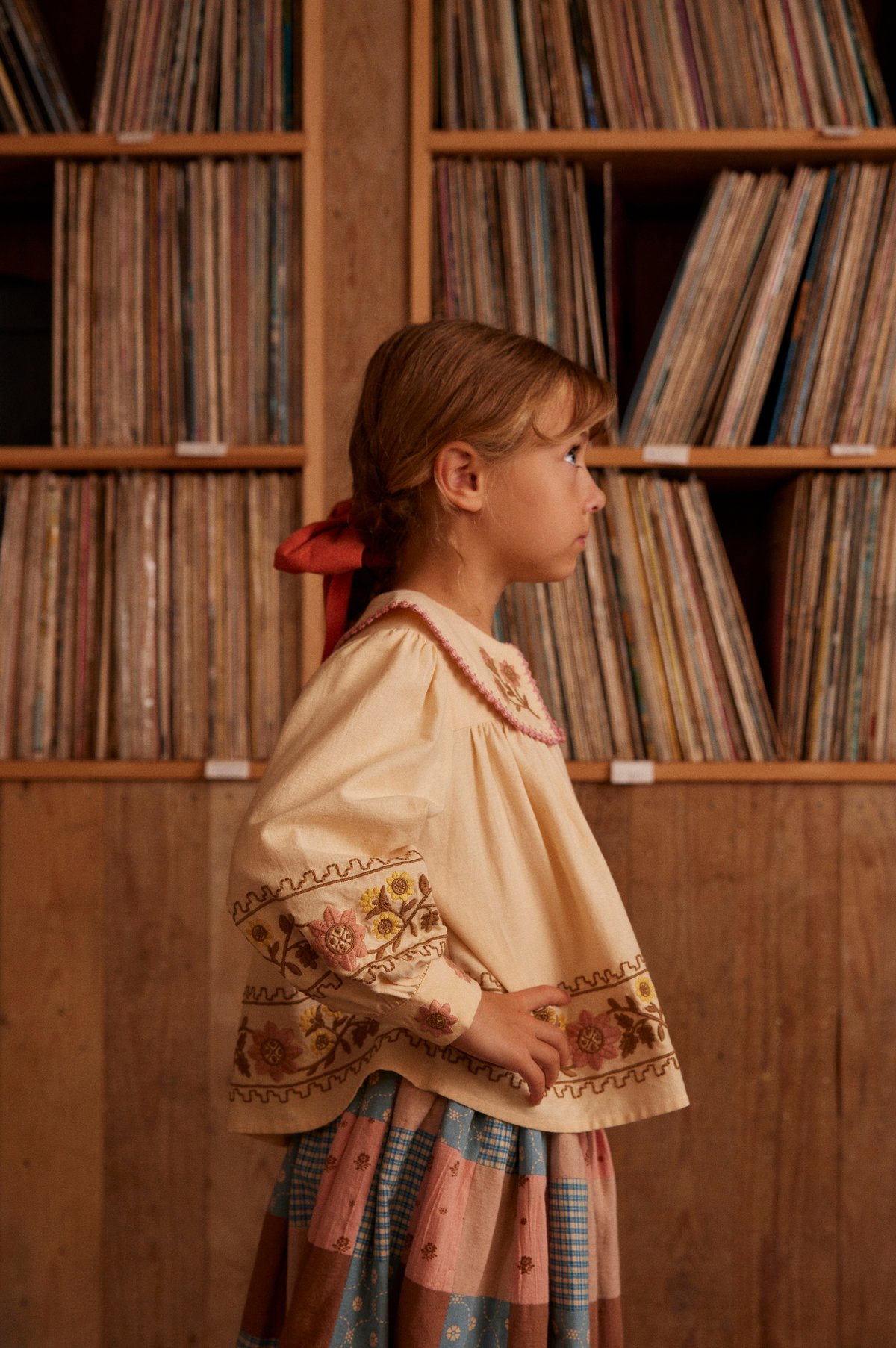 Apolina / Carlotta Embroidered Blouse - Cashew